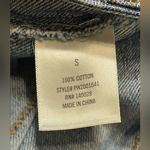 Harper Heritage Denim Mini Skirt Button Front Short Pencil Skirt Small - Picture 11 of 11